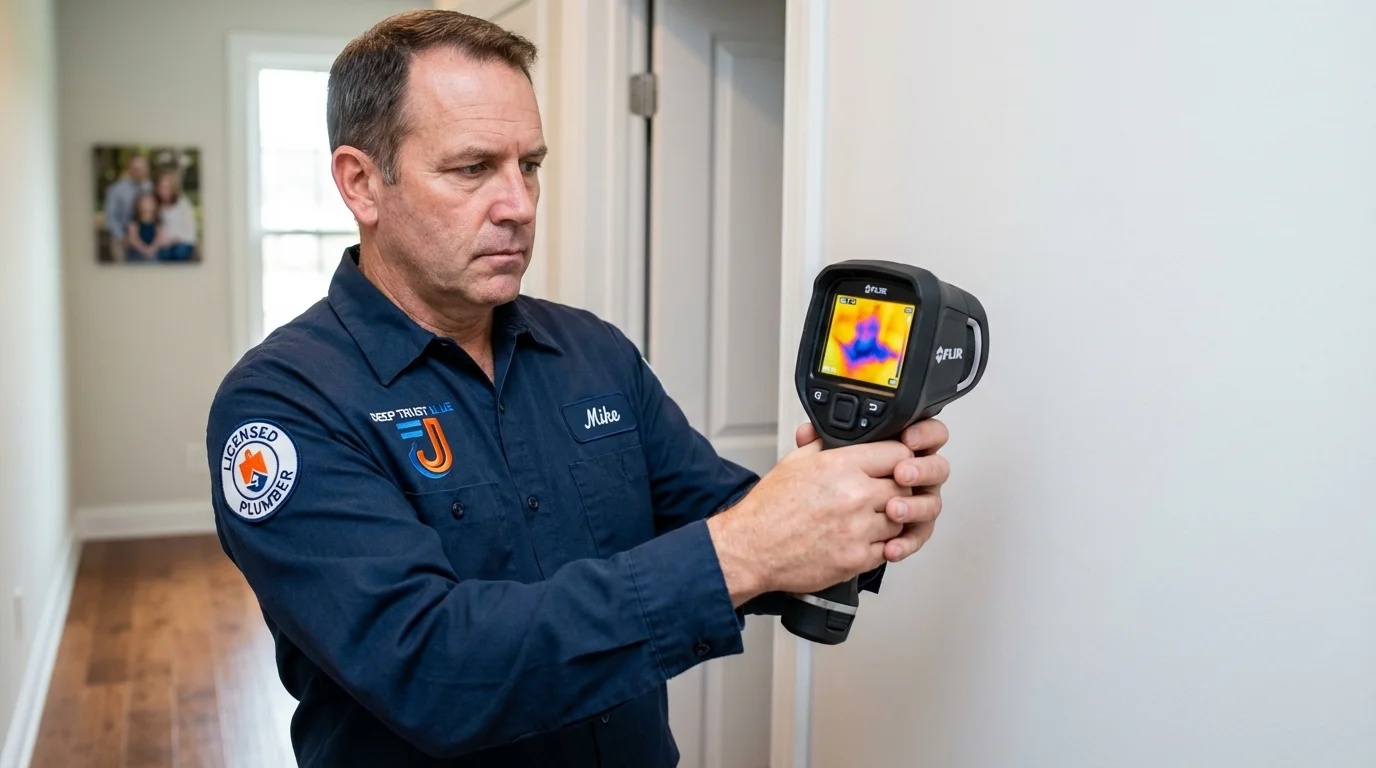 Thermal imaging leak detection by Johns Plumbing LLC in Los Angeles